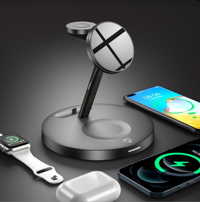 Station de Charge 3 en 1 MagSafe – iPhone, AirPods et Montre Connectée
