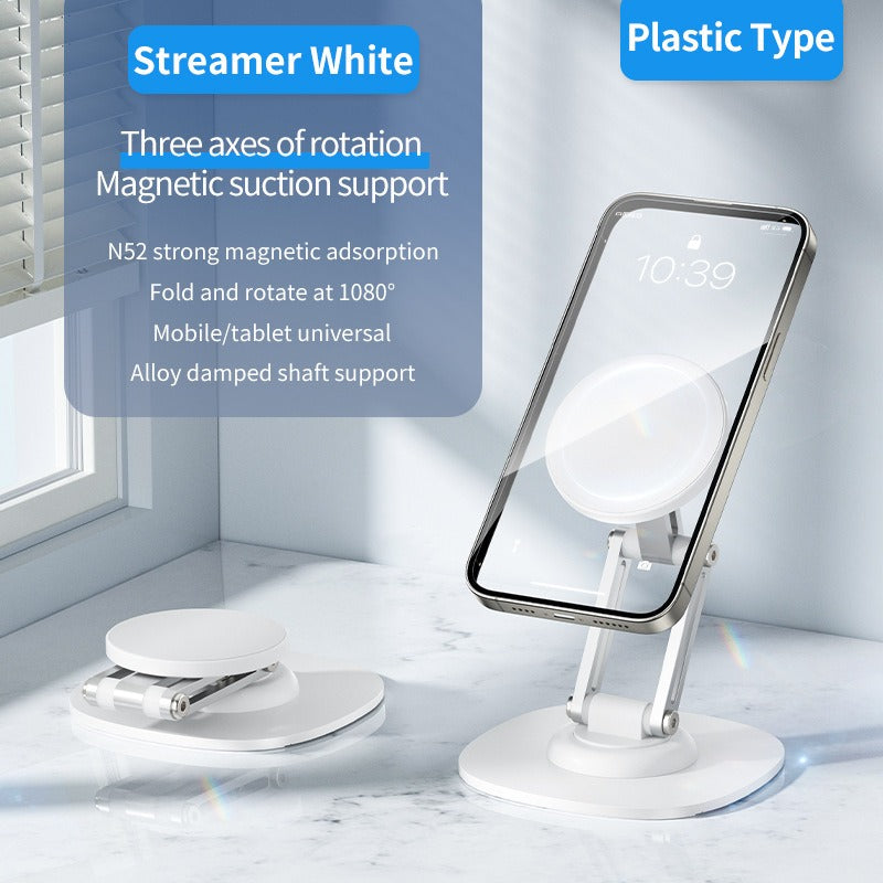 Support Téléphone Magnétique 360° Pliable – Compatible MagSafe