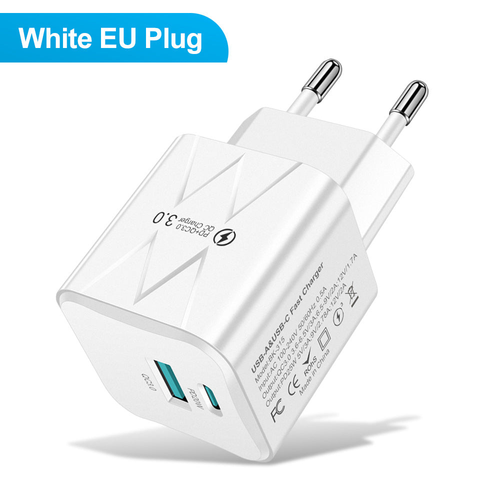 Chargeur USB-C 25W Charge Rapide PD – Compatible iPhone