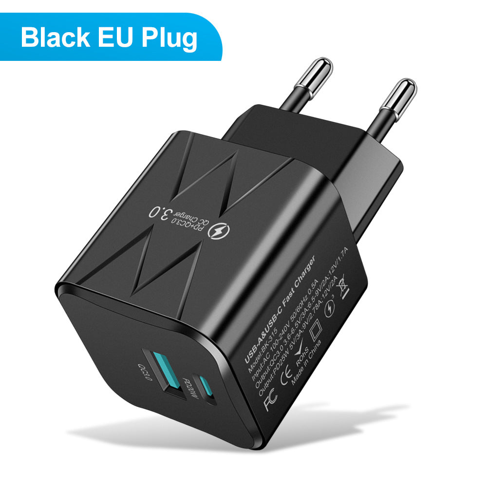Chargeur USB-C 25W Charge Rapide PD – Compatible iPhone