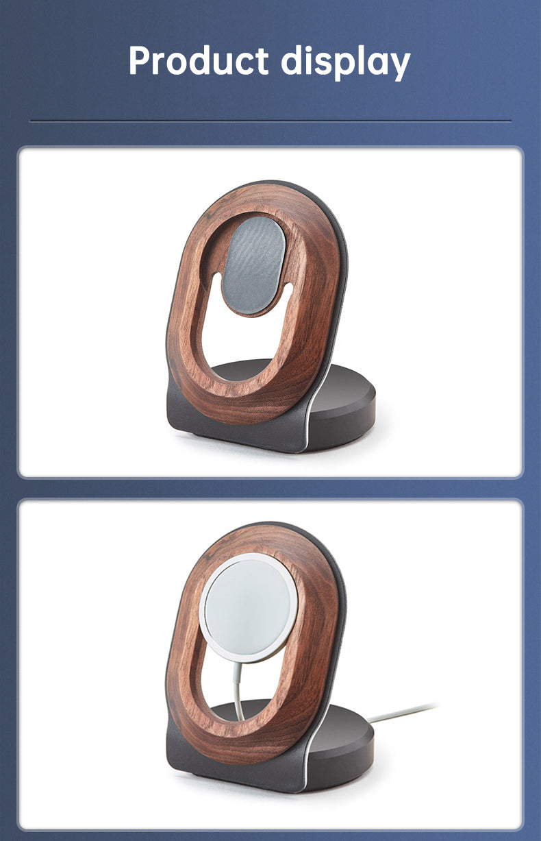 Chargeur MagSafe en Bois – Support de Charge Design pour iPhone