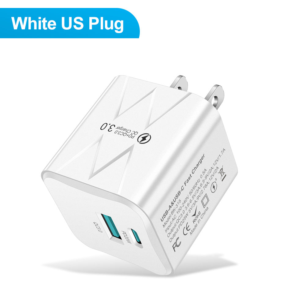 Chargeur USB-C 25W Charge Rapide PD – Compatible iPhone