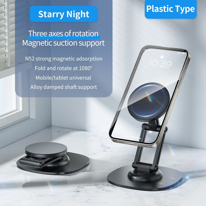 Support Téléphone Magnétique 360° Pliable – Compatible MagSafe
