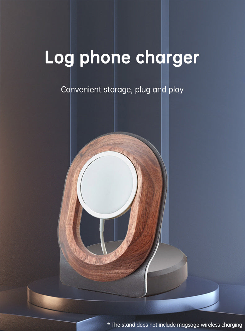 Chargeur MagSafe en Bois – Support de Charge Design pour iPhone